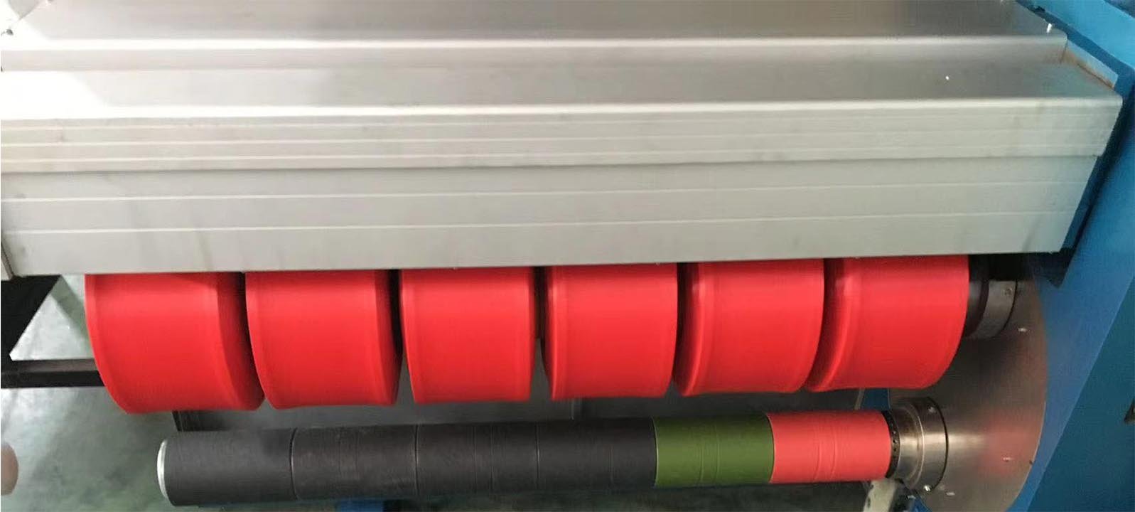 red color pp yarn making