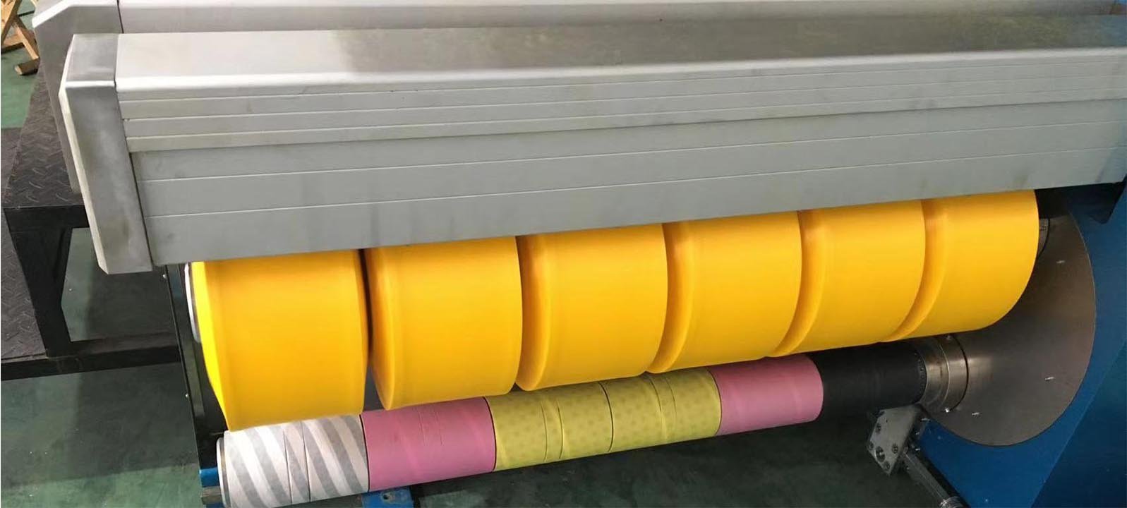 yellow color pp yarn making